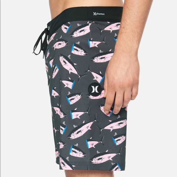 HURLEY - Phantom Party Pack Board Shorts 18" - Dark Smoke Grey - Picture 6 of 10